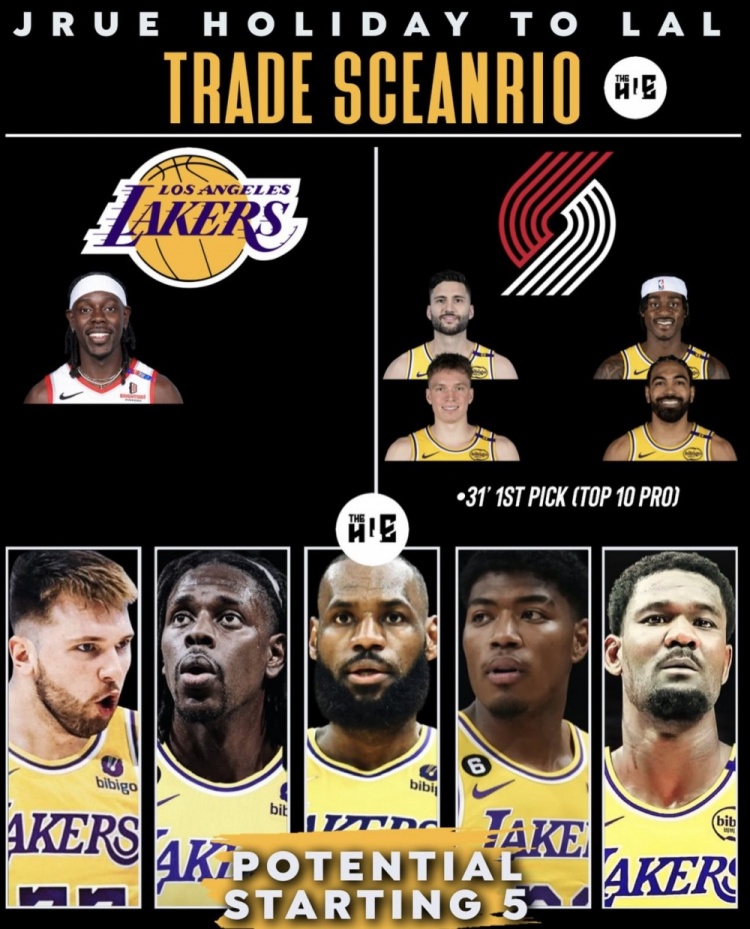 开云app官网-美媒模拟交易：湖人得到霍勒迪 送出克莱伯+克内克特+文森特+首轮