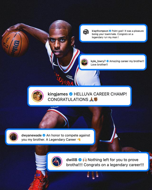 开云入口-众星齐贺保罗退役！詹姆斯：了不起的生涯，冠军！